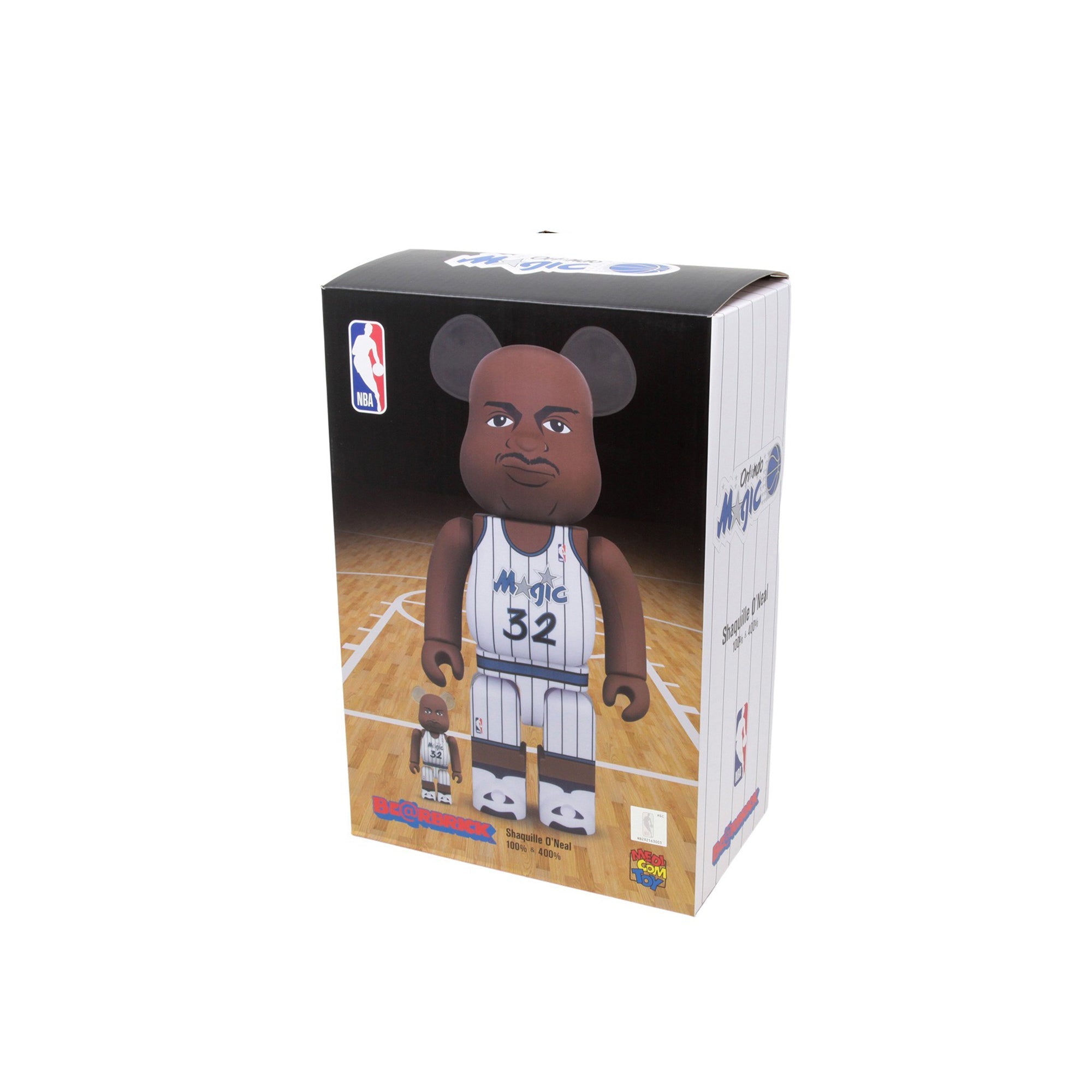 Medicom Be@rbrick Shaquille O'Neal (Orlando Magic) 100% & 400% Set